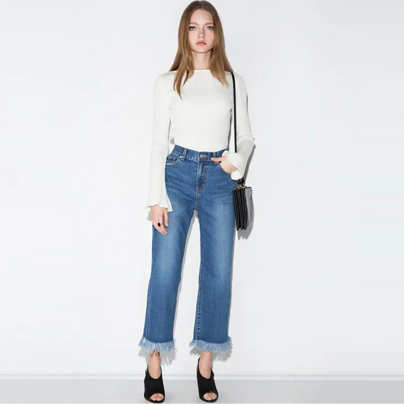 

Fashion based sweet solid color bottoming shirt Slim horn long-sleeved 1 word collar twill commuter white T-shirt female