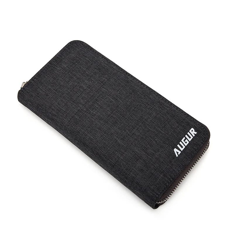 

Augur Wallet Man Canvas Credit Card Holder Men Business Casual Male Purse Fashion Short Coin Pocket Zipper Maschio Portafoglio
