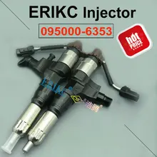 ERIKC 6353 Топливный насос форсунка дозатора 095000-6353 автоматический дизельный пьезо Зажигалка для впрыска топлива в сборе 0950006353 для кобелко-Экскаватора J05E J06