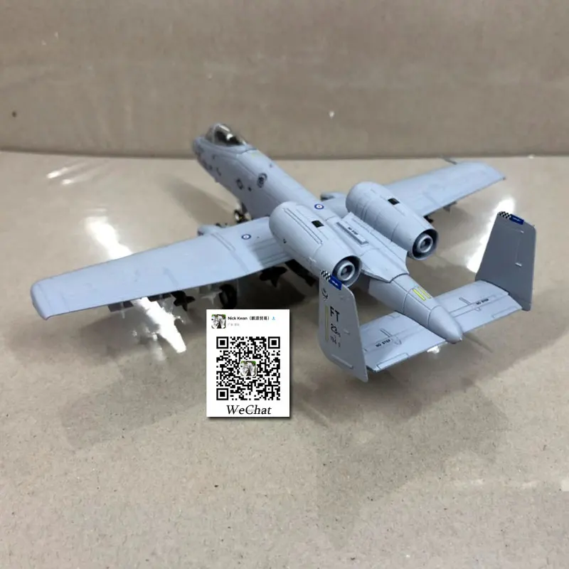 WLTK 1/100 масштаб A-10 Thunderbolt II Warthog Штурмовик 23-й TFW Летающие тигры литая под давлением металлическая модель истребителя игрушка для коллекции