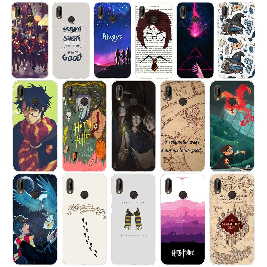 

272H Marauders Map Harry Potter Soft Silicone Tpu Cover Case for huawei Nova 3 3i p smart