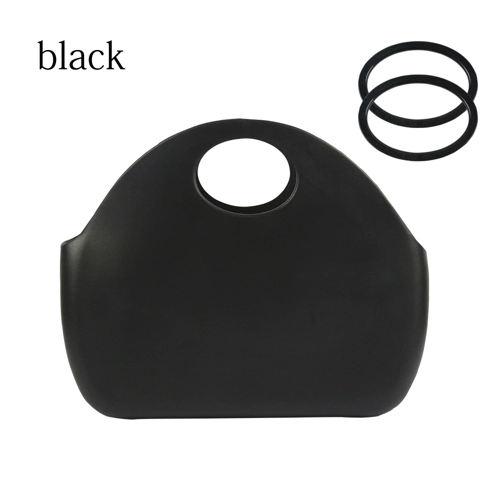 Tanqu стиль obag сумка для тела O moon Классическая водонепроницаемая сумка eva резиновая силиконовая женская сумка - Цвет: black