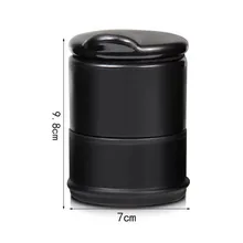 Светодиодный портативный пепельница для автомобиля, для грузовика, для офиса, пепельница для сигарет, держатель для Skoda octavia A2 A5 A7 Fabia Rapid Yeti Superb