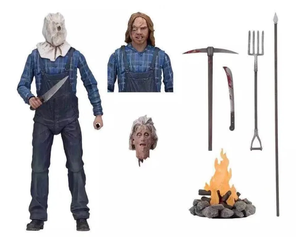 18 см NECA Friday 13th Part 2 Jason Voorhees ПВХ фигурка Коллекционная модель игрушки для Рождественский подарок