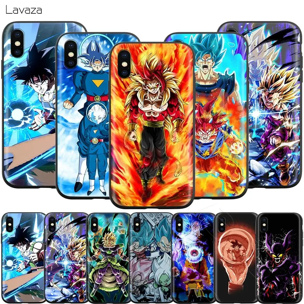 

Lavaza Dragon Ball Goku Case for iPhone 11 Pro XS Max XR X 8 7 6 6S Plus 5 5s se