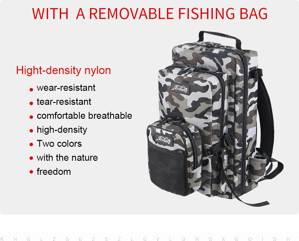 Camo dos Homens Dois em um Mochila ao ar Bolsa de Pesca Erchang Mochila Militar Lazer Esportes Livre Grande Capacidade Multifuncional Esporte 17 livre grande capacidade multifuncional esporte saco de pesca