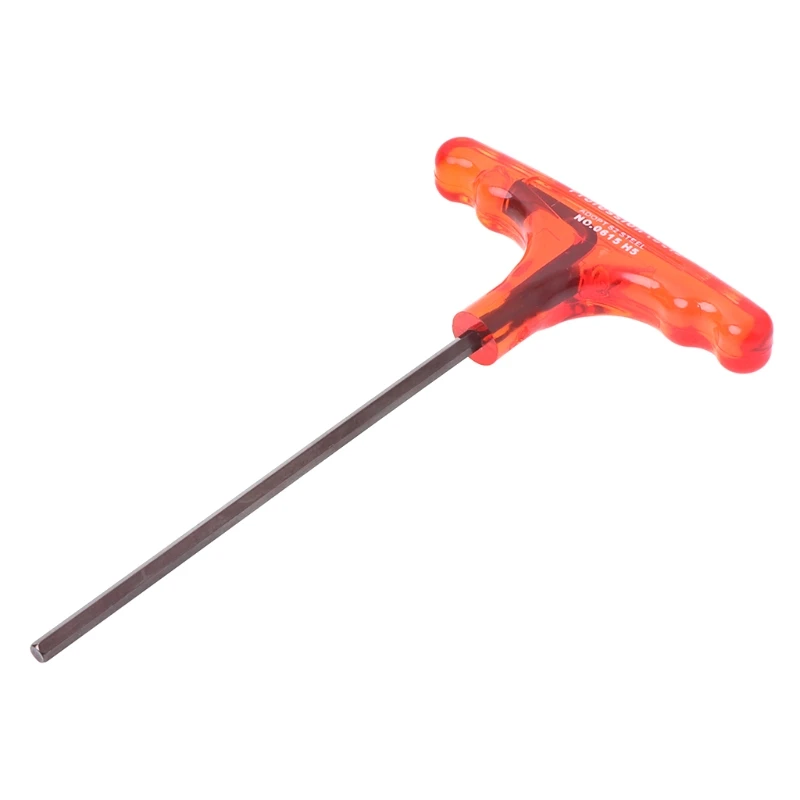 Mini T Shape Hex Hexagon Allen Key Wrench S2 Alloy Steel Rod PP Handle