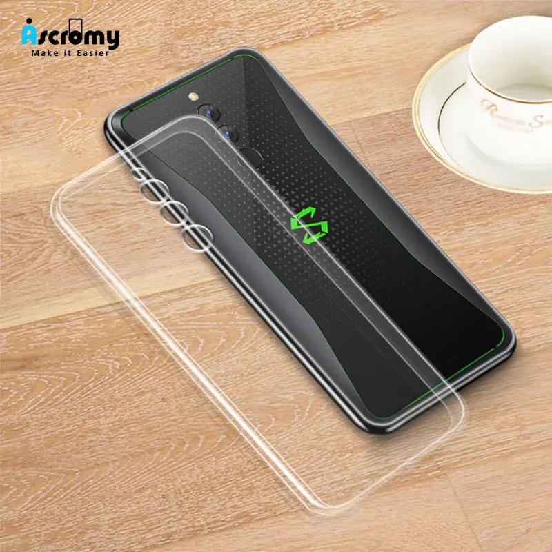 Ascromy Case for Black Shark 2 Slim Soft TPU Silicone Transparent Clear Capa Cover For Black Shark 2 Mobile Phone Accessories (1)