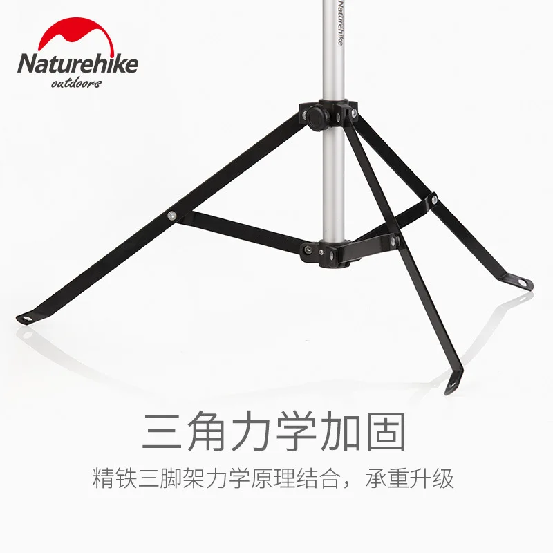 Naturehike outdoor Portable lamp holder aluminum alloy telescopic Light Tents Pole Accessories camp barbecue light holder pole