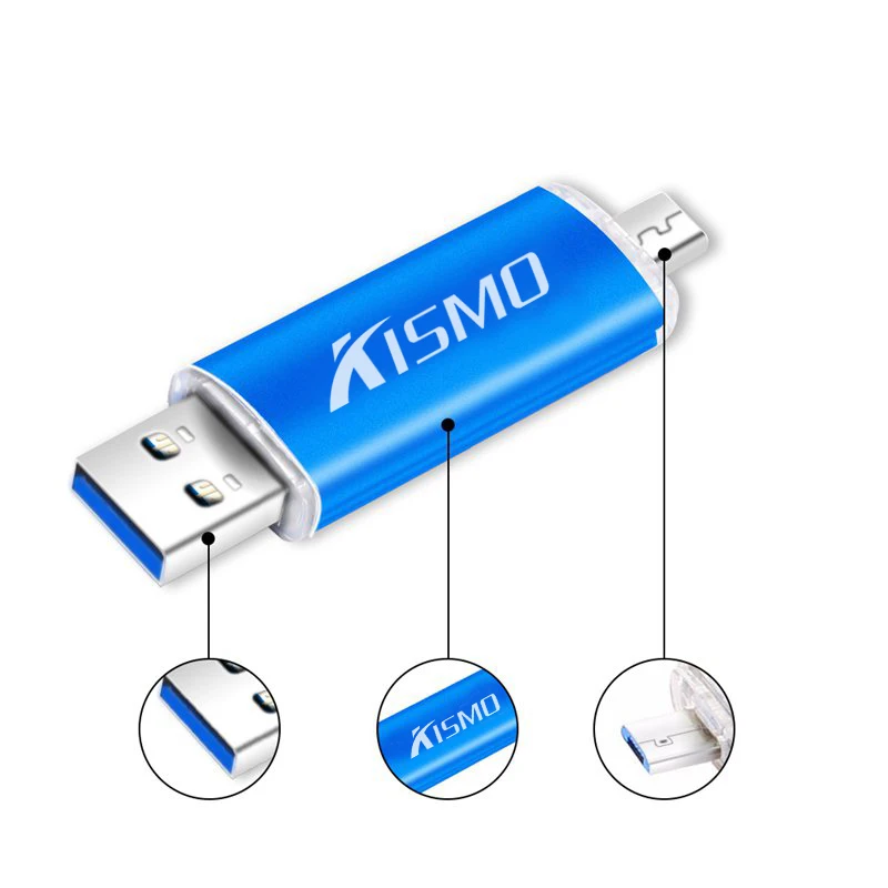 Kismo флеш диск USB 2 0 8 ГБ 16 32 накопитель android OTG для смартфона карта памяти красочный