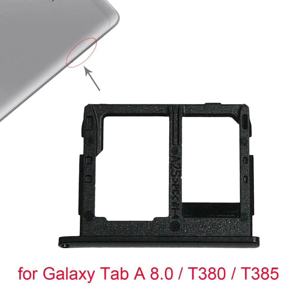 

New for Galaxy Tab A 8.0 SIM Card Tray + Micro SD Card Tray for Galaxy Tab A 8.0 / T380 / T385