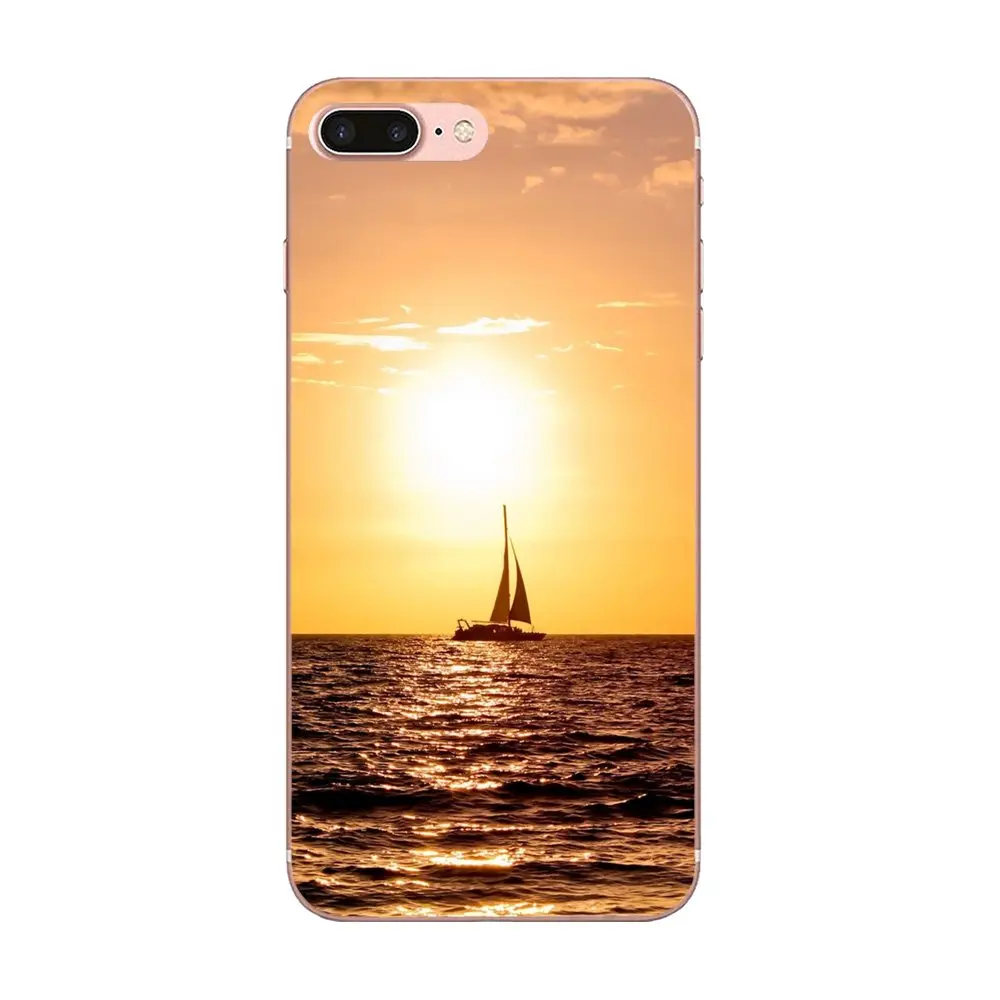 Корабль луна океан Закат для Huawei Honor 4C 5A 5C 5X6 6C 6A 6X7 7X8 9 V8 V10 Y3II Y5II Y6II G8 P7 Play