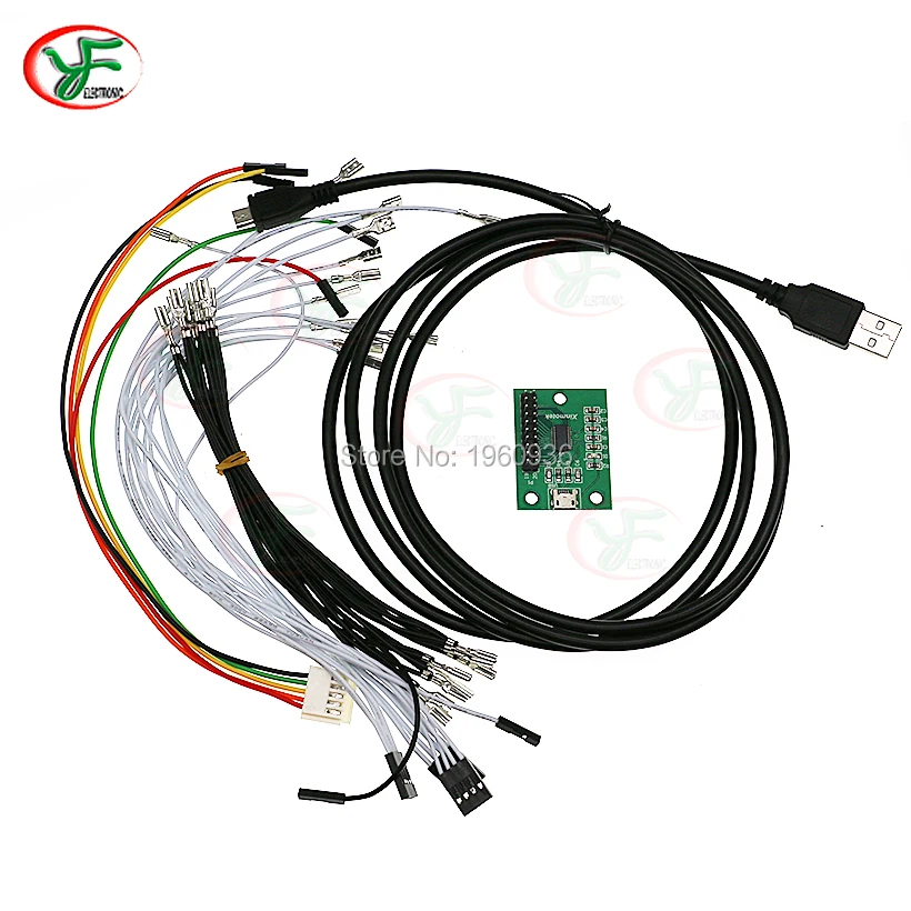 2 комплекта USB контроллер для ПК PS3 Raspberry Pi Arcadce MAME джойстик с кабелем кнопок 8 мм/4