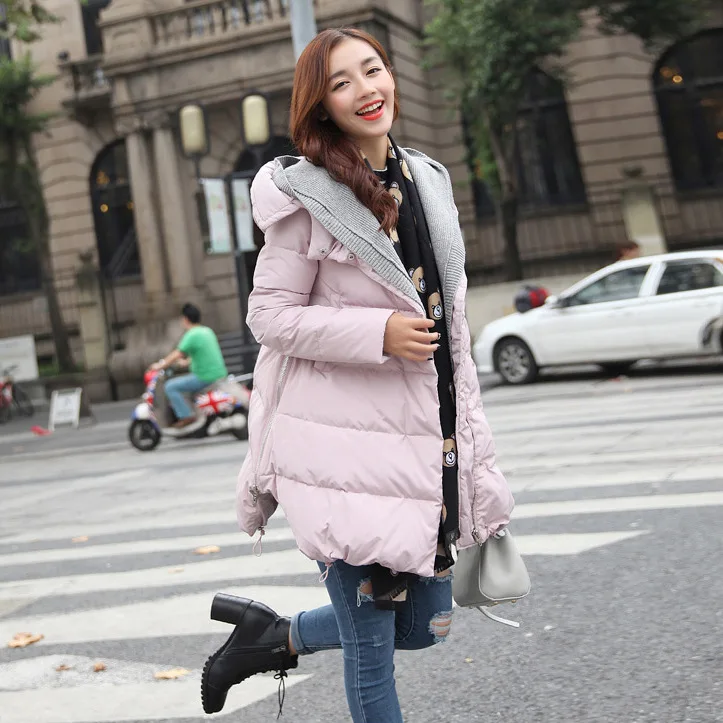 2016 Winter Women Coat Parka Casual Outwear Hooded Coat Woman Clothes female Winter for Women
