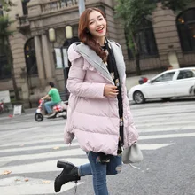 2016 Winter Women Coat Parka Casual Outwear Hooded Coat Woman Clothes female Winter for Women