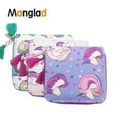 Кошелек для монет с мультяшным принтом, милые наушники, посылка, мини-сумки для денег, сумки для хранения, милые детские сумки, единорог, НЛО, узор, кошелек для девочек