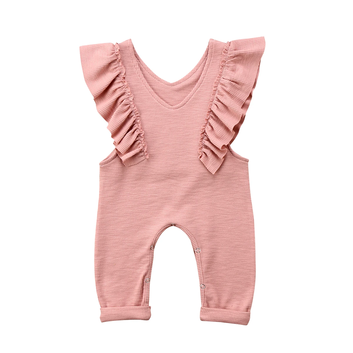 

Baby Girls Kids Ruffle Romper Overalls Bib Long Pants Outfits Jumpsuit Clothes