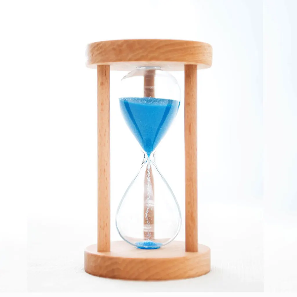 

10 15 30 Minutes Hourglass Timer Wooden Framed Sandglass Sand Timer Clock Kitchen Tools Home Office Table Decor Math Toy Gift