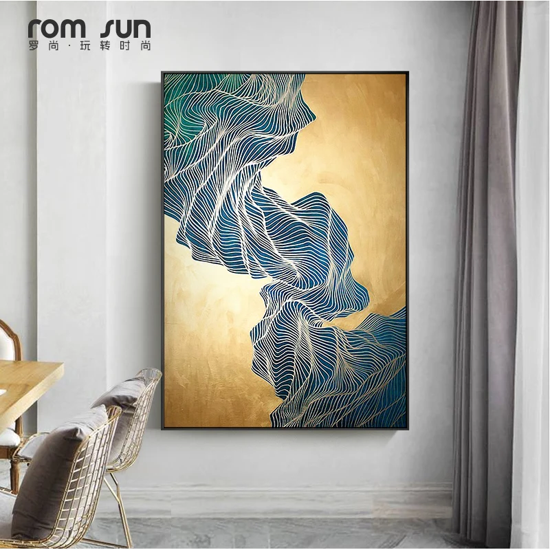 

Nordic Style Canvas Painting Abstract Melody Wall Art Pictures For Living Room Home Decor Posters And Prints HD Modern Poster