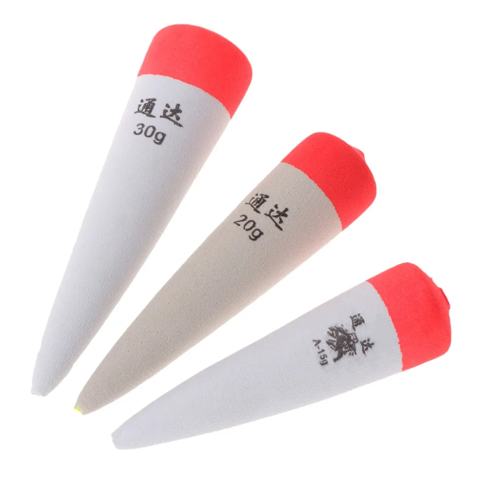 الصيد إيفا تعويم اكسسوارات 15g/20g/30g الطفو بوبر المياه المالحة السمك الطعم