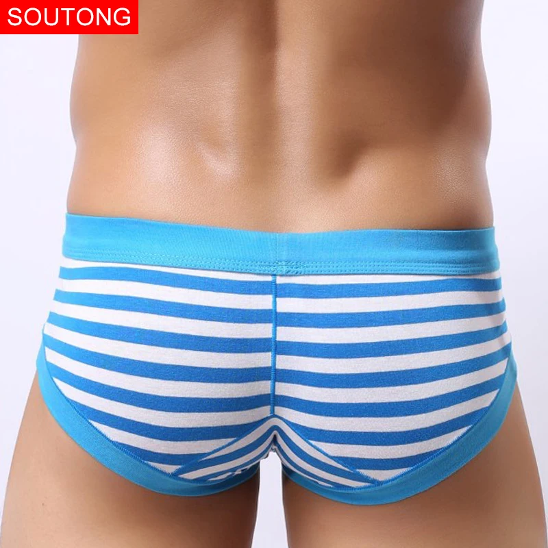 Мужские трусы в полоску из хлопка|underwear wholesale|underwear jobsunderwear product |