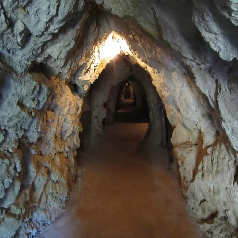 Пользовательские Настенные обои 3D стерео пещера туннель камень стены фото обои гостиная ресторан творческий фон стены