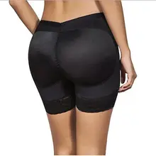 Черный Для Женщин Прикладом формирователь моделирующее белье размера плюс с эффектом подтяжки ягодиц мягкий Управление трусики одежда XL, XXL, XXXL
