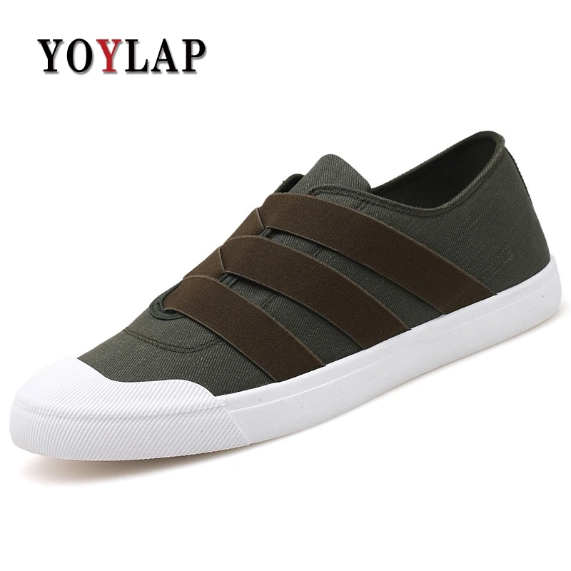 

Yoylap 2018 New Slipony Men Fashion Casual Shoes Men Flats Shoes Breathable Men Shoes Loafer Men Canvas Shoes Sneakers