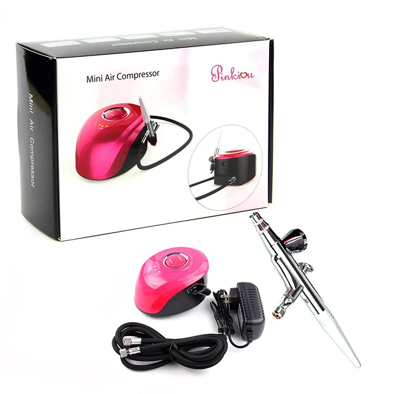 

Professional Spray Gun Makeup Set Mini Air Compressor Spray Makeup Gun Set Painted Nail Cake Painting