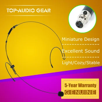 

Free Shipping TA3F 3 pin Plug Headworn Headset Earhook Microphone For AKG WMS SR PT 450 470 420 4500 Wireless System Bodypack