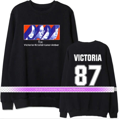 Sweater FX 4Walls Amber Krystal Hoodie Sweatershirt Pullover Luna Kpop F X