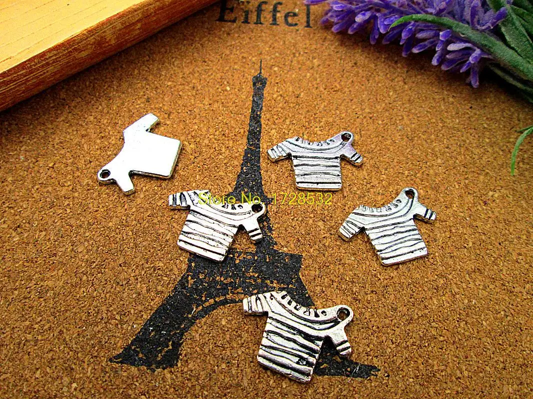 

15 шт пальто амулеты серебристого оттенка Подвески 23х17мм