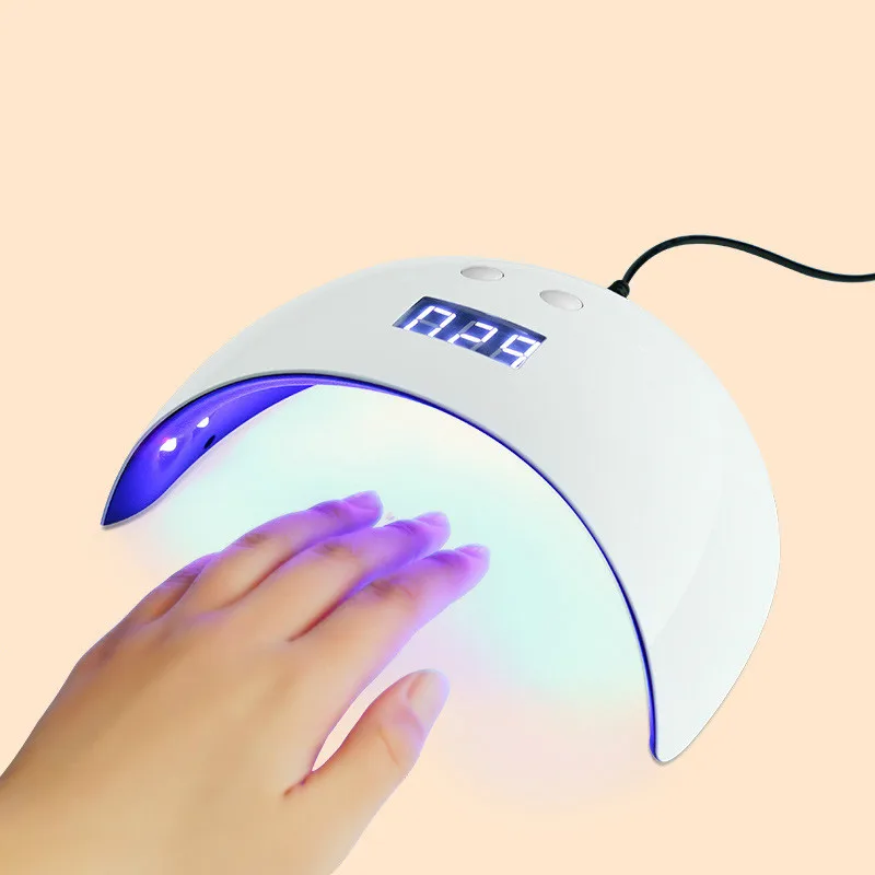 Beauty Phototherapy Nail Lamp USB 24W LED Drying Curing Machine Tool UV