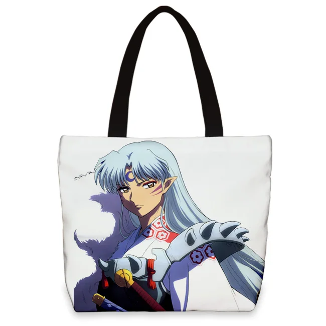 

Anime lnuyasha Cosplay Sesshoumaru Cos Student casual canvas shoulder Messenger bag