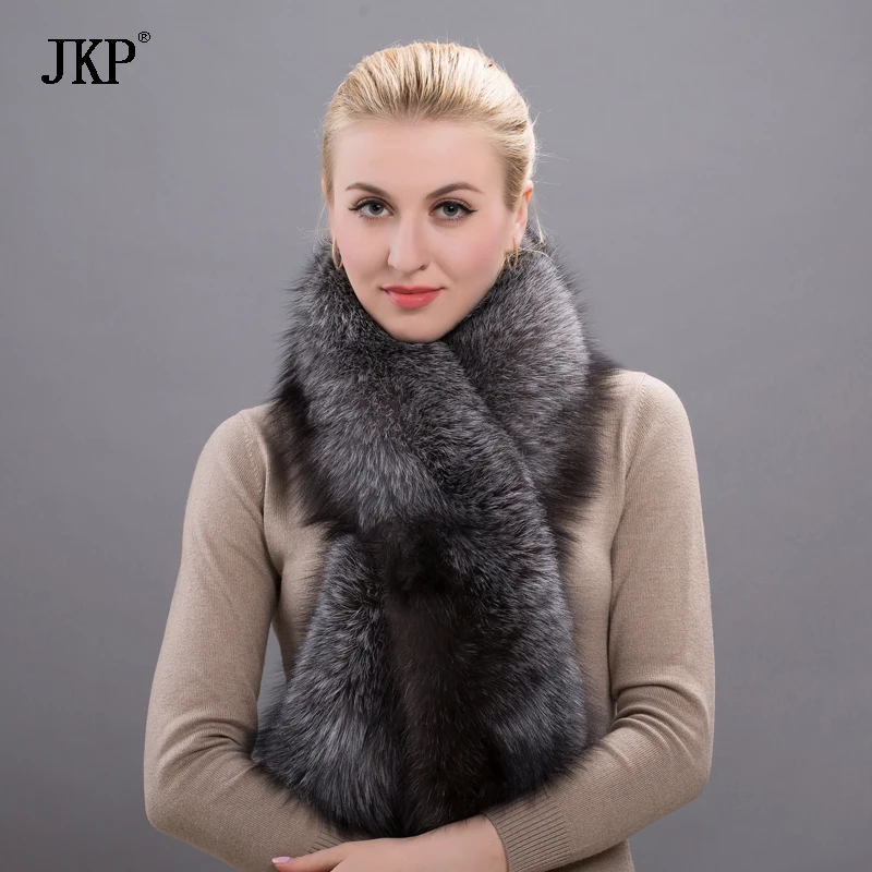 Real Fox Fur Scarf Winter Women’s Natural Real Fox Fur Scarf Fox Fur