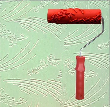 

Diatom ooze patterned roller for wall decoration 7 inch textured rubber roller no . 179