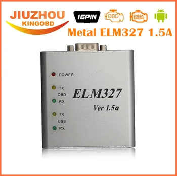 

2017 Factory Price Metal ELM327 Ver 1.5a Software OBD2 code reader USB CAN-BUS Scanner v1.5a ELM 327 Metal Case