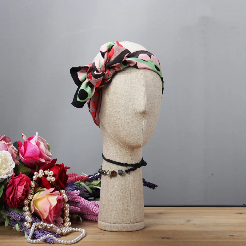 

Sunglass Scarf Jewelry Display Fabric Mannequin Head Long Neck Female Mannequin Head
