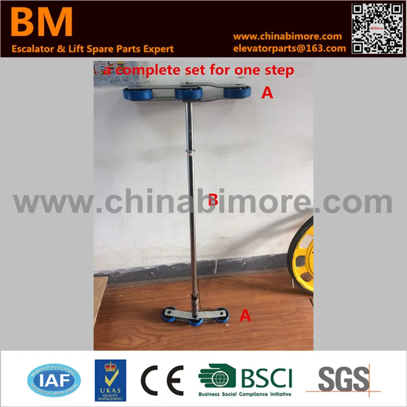 Escalator Step Chain 135.47 for 506 NCE Roller Size 76*22mm A Complete One for One Step Escalator Step Chain 135.47 for 506 NCE Roller Size 76*22mm A Complete One for One Step