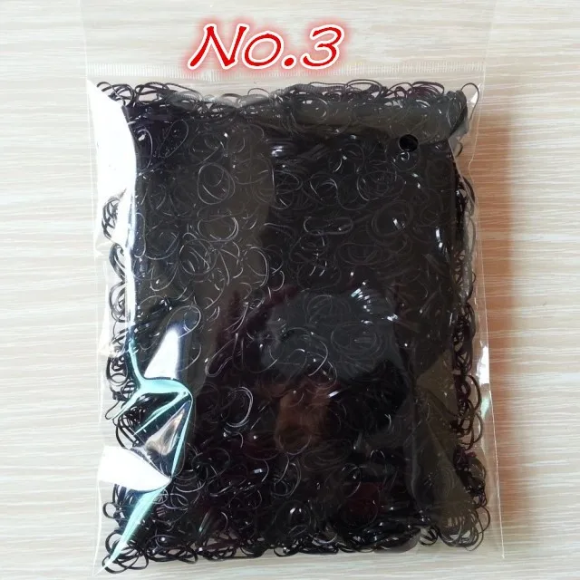 About 1000pcs/bag (small package) 2015 New Child Baby TPU Hair Holders Rubber Bands Elastics Girls Tie Gum Hair Accessories -