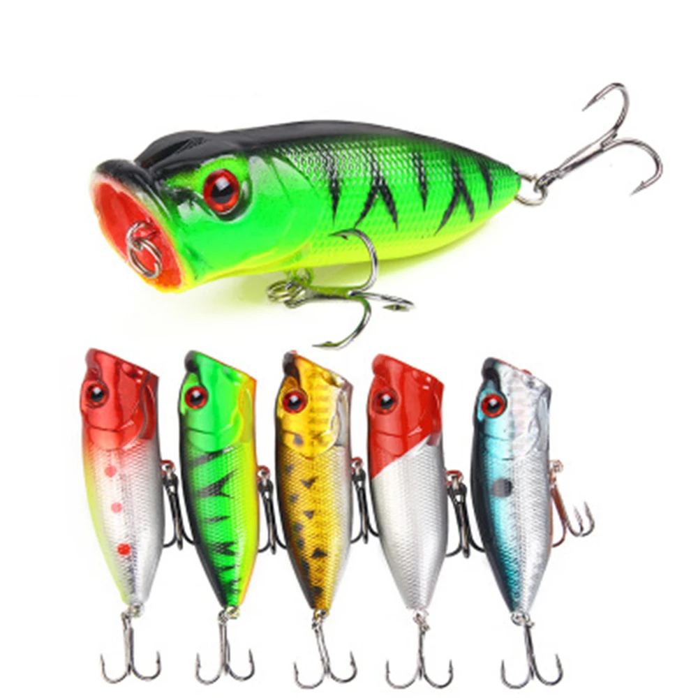 جديد وصول 1 قطعة 12g 7 سنتيمتر الكبير بوبر الصيد السحر 3D عيون البلم بيت Crankbait Wobblers معالجة الصيد الطعم