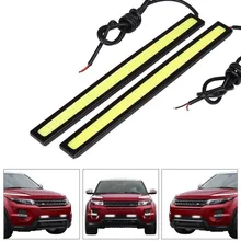 2Pcs 17CM Car LED COB DRL Daytime Running Light Waterproof DC12V External Led Car Styling Car Light Source Parking Fog Bar Lamp