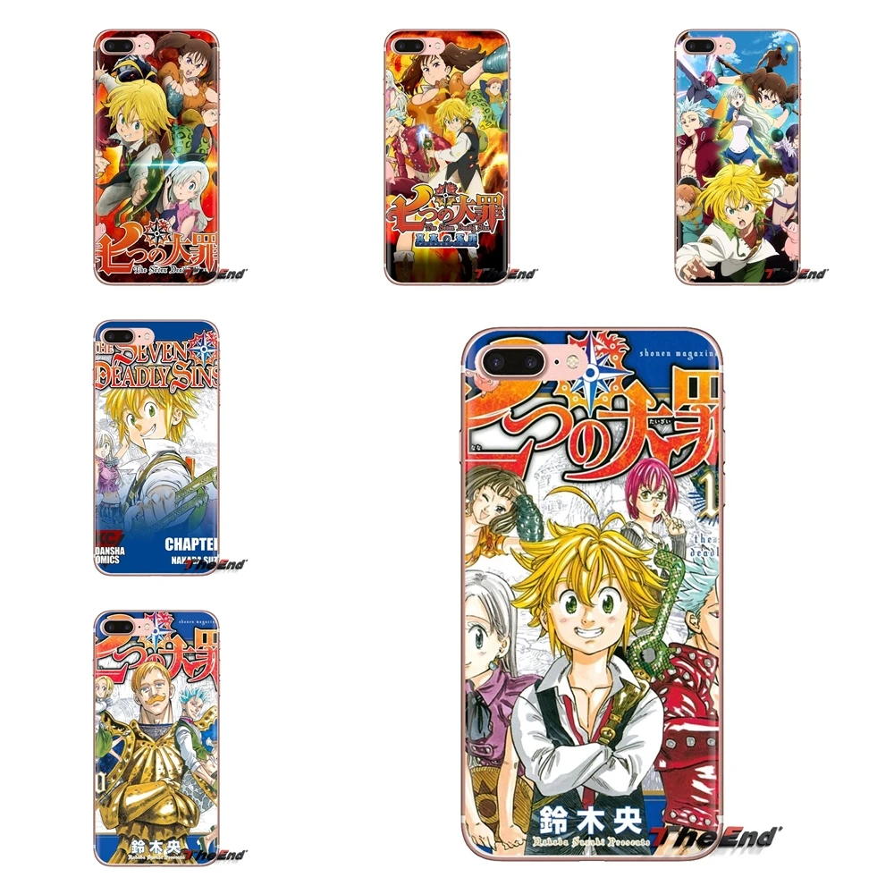Seven Deadly Sins Season 1 для Samsung Galaxy J1 J2 J3 J4 J5 J6 J7 J8 Plus 2018 Prime 2015 2016 2017 прозрачные чехлы из ТПУ |