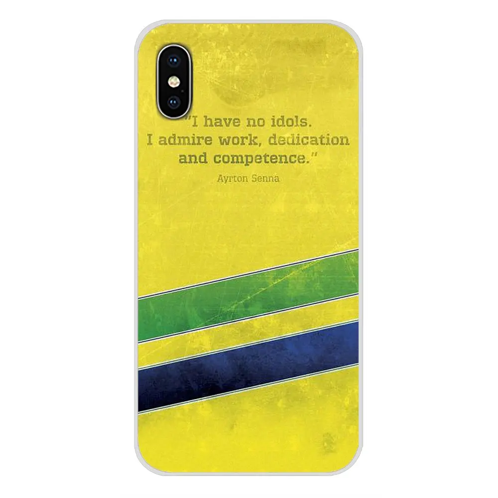 Ayrton Senna Racing логотип силиконовый чехол для телефона Xiaomi Redmi Note 6A MI8 Pro S2 A2 Lite Se MIx 1 Max 2 3