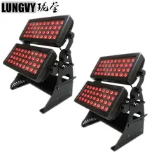 2 шт./партия Высокая мощность RGBW 4в1 72x10 Вт цвет изменить город цвет открытый светодиодный настенный светильник