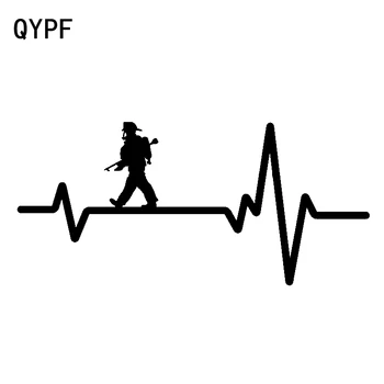 

QYPF 18.2cm*8.5cm Breakout Fireman With The Necessary Tools With New Vinyl Bright Car Sticker Decal Patter C18-0905