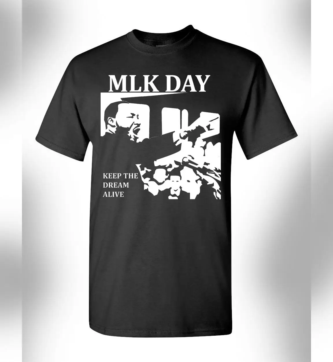 2019 крутая футболка Martin Luther King Jr. I'm A Dream унисекс для защиты гражданских прав