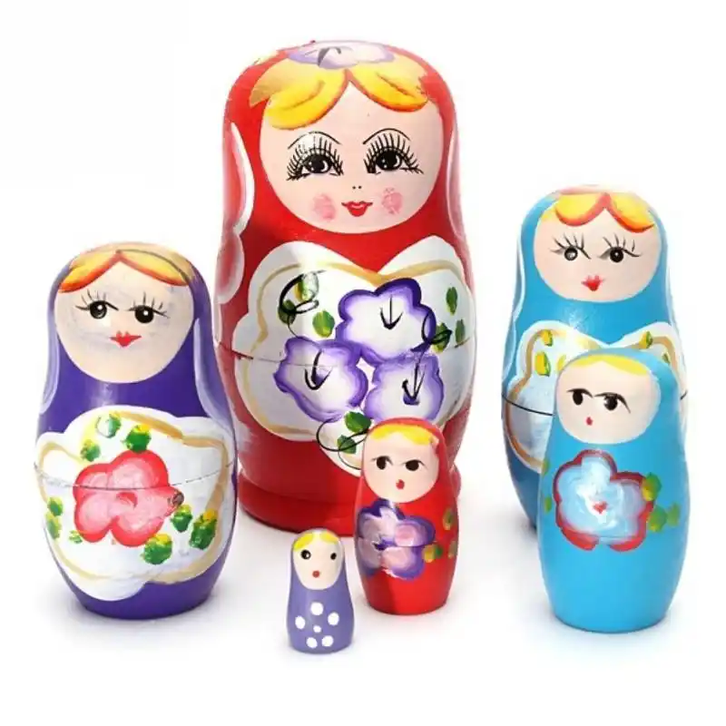 unpainted nesting dolls wholesale