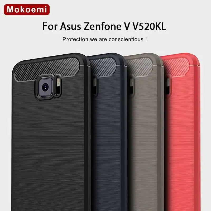 Модный Ударопрочный Мягкий силиконовый чехол Mokoemi 5 2 &quotдля Asus Zenfone V V520KL для