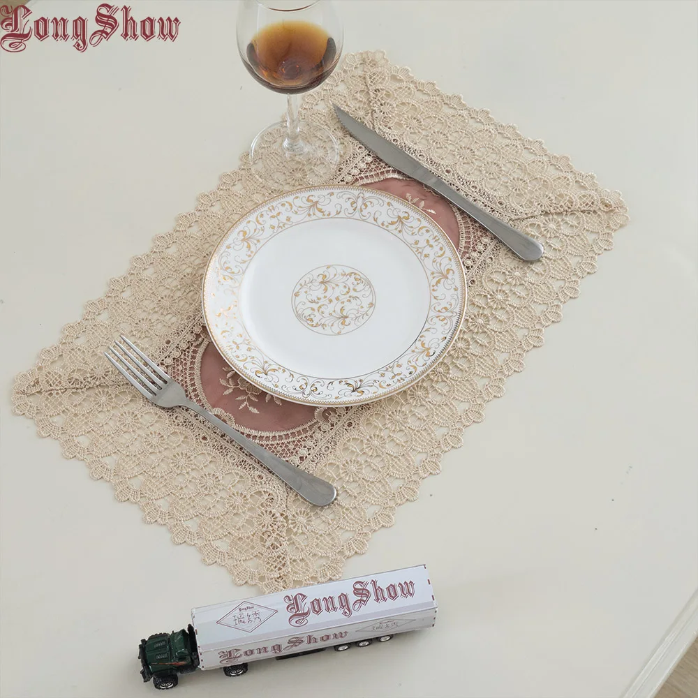 1 лот 2 шт домашний декоративный Weding Party бордовый цвет органза кружева цветок